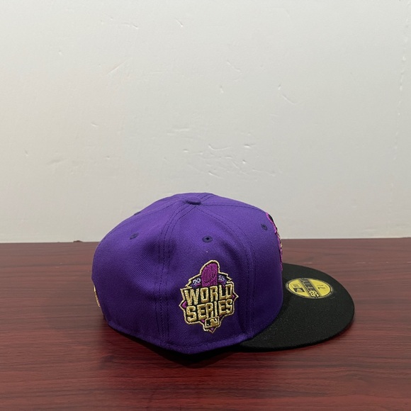 New Era, 59Fifty Fitted Hat, New York Mets, Purple & Black - Picture 11 of 15